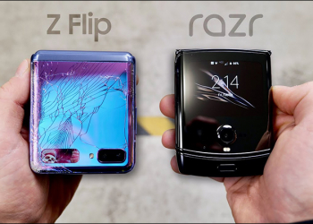 YouTuber 實測 Samsung Galaxy Z Flip 和 Moto RAZR 耐摔測試