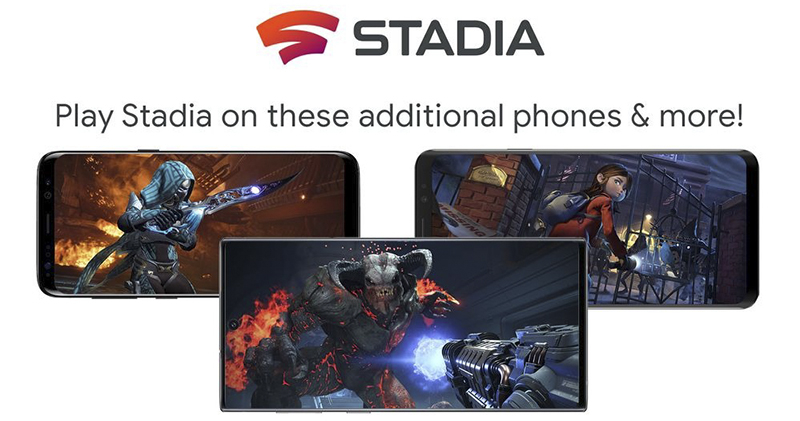 Google Stadia 新增 ROG Phone 系列與 Galaxy S8 後機型支援 （S20 當然有啦！）