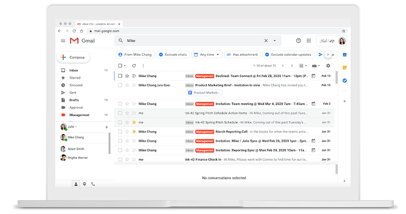 Gmail 儲存到 Google 相簿選項