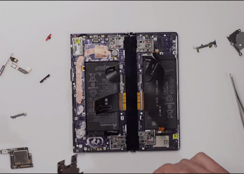 Huawei Mate Xs 5G 摺疊手機拆解影片分享，鉸鏈拆卸難度極高