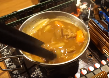 現代 CPU 溫度究竟有多高？日本 YouTuber 拿來燒肉、煮蛋、煮咖哩、製作鬆餅都沒問題 - 電腦王阿達