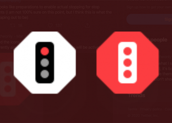 特斯拉自動駕駛系統新圖示 ，暗示紅燈自動停車要來了？