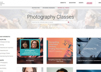 美國職業攝影師協會限時兩周免費開放超過 1,100 種網路課程