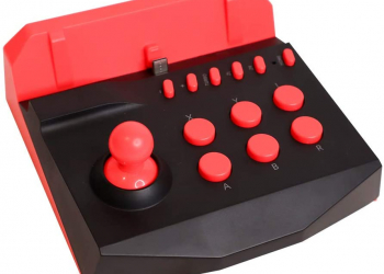 THANKO「Switch用迷你街機控制器」化身街機手把兼Switch充電座