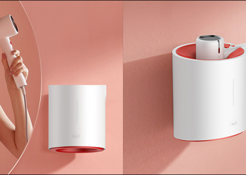 小米有品推出德爾瑪多功能乾手吹風機，結合乾手機一機兩用