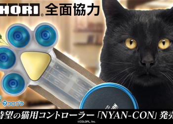 HORI攜手《問答RPG 魔法使與黑貓維茲》將推出「NYAN-CON」貓咪專用控制器