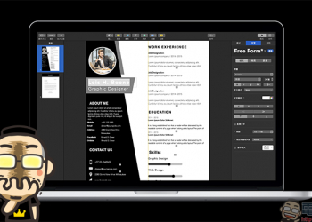 Resume CV Templates for Pages 專業履歷表範本 Mac App 限時免費（原價 300 元）