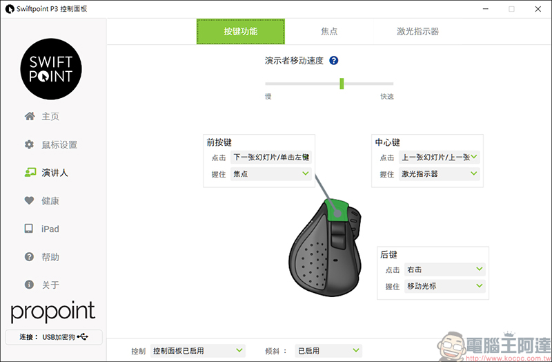 Swiftpoint TracPoint & ProPoint 開箱，世界最迷你的人體工學筆握式滑鼠 - 電腦王阿達