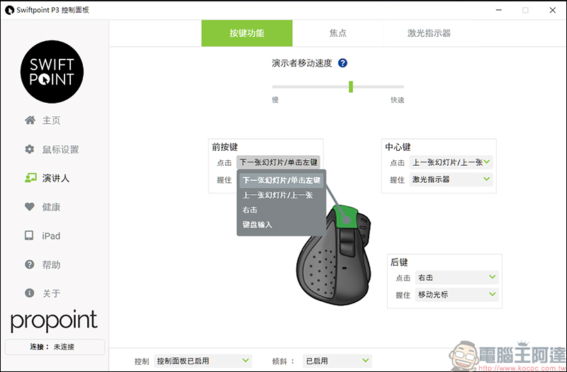 Swiftpoint TracPoint & ProPoint 開箱，世界最迷你的人體工學筆握式滑鼠 - 電腦王阿達