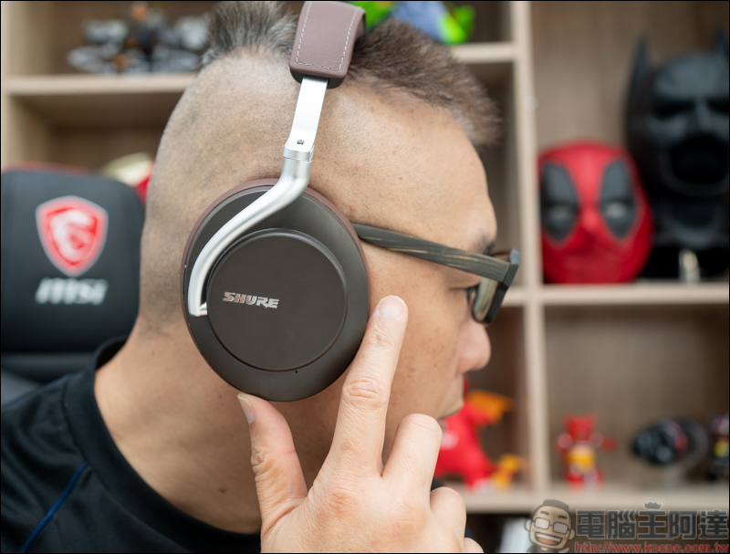Shure AONIC 50無線降噪頭戴式耳機開箱動耳聽，同場加映AONIC 4 - 電腦王阿達