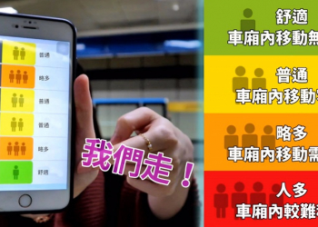 北捷於板南線試辦「車廂擁擠度即時告知功能」可透過App及月臺電視確認人潮狀況
