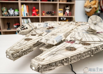 星際大戰 Star Wars 千年鷹號 Millennium Falcon 1：1 模型開箱（STK WORKSHOP） - 電腦王阿達