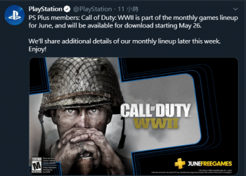 《決勝時刻：二戰》PlayStation Plus 會員免費遊戲，取得後會籍內可終身遊玩 - 電腦王阿達