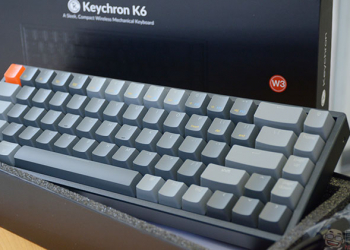 Keychron K6 超精簡 68 鍵機械式鍵盤 RGB 熱插拔軸開箱動手玩，雙模式、四系統宛如量身定做