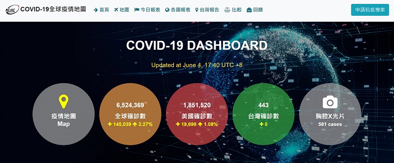 國研院國網中心「COVID-19全球即時疫情地圖」彙整台灣與國際肺炎疫情 - 電腦王阿達 國研院國網中心「COVID-19全球即時疫情地圖」彙整台灣與國際肺炎疫情 - 電腦王阿達