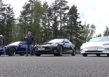 Tesla Model 3 再次對決 Porsche Taycan ，結果難過的是 Model S？