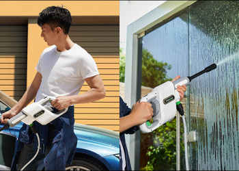 小米有品推出 Fixnow手持鋰電高壓清洗機 ，內建2600mAh鋰電池可無插電使用