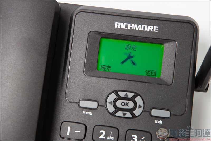 RICHMORE GSM固定無線電話機 RM6588，用手機門號就能當市內電話使用 - 電腦王阿達