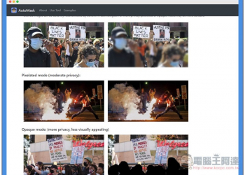 AutoMask 免安裝，透過 AI 辨識照片中的人物，並自動上馬賽克的免費工具 - 電腦王阿達