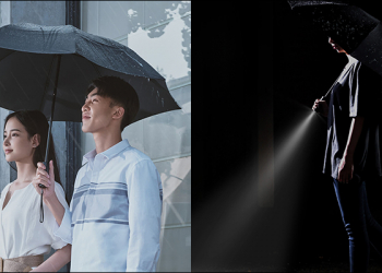 小米有品推出「90分全自動反向折疊照明傘」：內建 LED燈高亮度照明、一鍵自動開合，眾籌價約 205 元