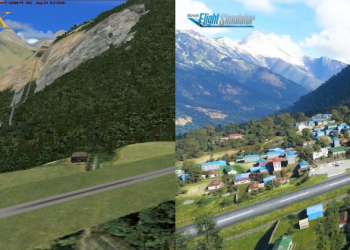Microsoft Flight Simulator 與上代 Flight Simulator X 畫質差多少，前者看起來就跟真實場景一樣 - 電腦王阿達