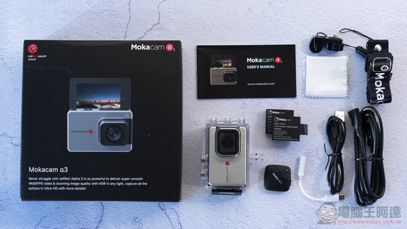 超強性價比運動相機 Mokacam Alpha3 Flip 開箱實測（ 評價 評測 動手玩） - 電腦王阿達