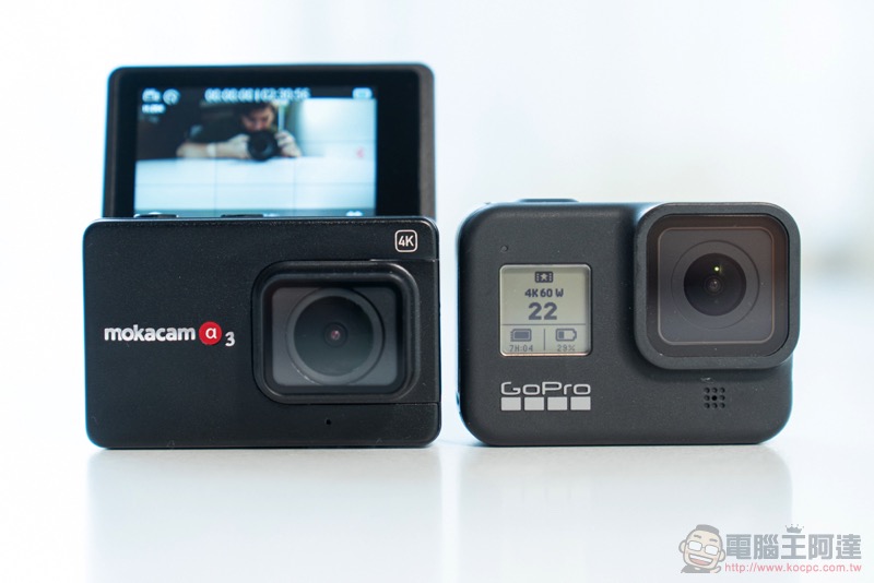 超強性價比運動相機 Mokacam Alpha3 Flip 開箱實測（ 評價 評測 動手玩） - 電腦王阿達