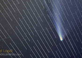 一張彗星照片顯示了 Starlink 對天文觀測造成了多巨大的影響