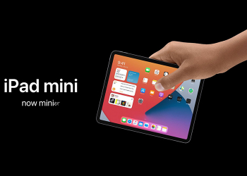 iPad mini  概念渲染圖，具有類似 iPad Pro 的設計和 Face ID