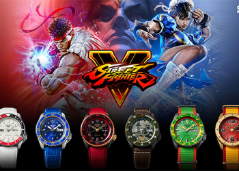 SEIKO 聯手《快打旋風V》以遊戲角色推出 6 款全球限量錶