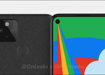 Google Pixel 5 高清晰渲染圖曝光！挖孔全螢幕設計、雙後置鏡頭相機