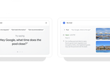 Google 智慧顯示器也能為飯店的房客服務了