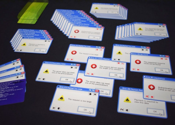 日本公司推出以 Windows 藍畫面當機、錯誤視窗為背景的 Error Playing Cards 撲克牌 - 電腦王阿達