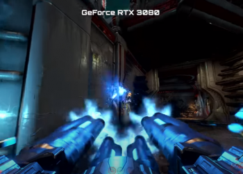 RTX 3080 效能有多強悍？NVIDIA 用《毀滅戰士：永恆》遊戲來告訴你跟前代差距有多大 - 電腦王阿達