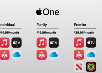 蘋果正式推出訂閱服務組合包「Apple One」，付一個金額就能使用全部