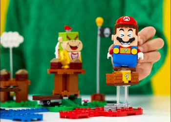 現實中的樂高超級瑪莉歐，透過駭客之手變成《超級瑪利歐兄弟》遊戲用的體感控制器