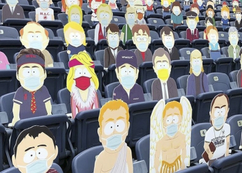 NFL 球隊找來《南方公園》卡通人物塞爆球場（戴口罩「賤度」不減）