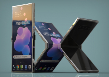 HTC 摺疊手機設計專利曝光！採向外翻摺螢幕與獨特鉸鏈設計