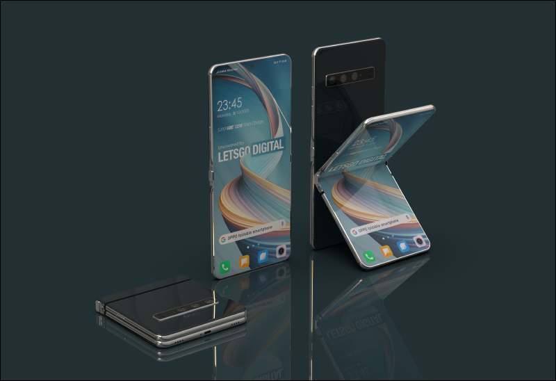 OPPO 摺疊手機專利曝光，採上掀式翻蓋設計 - 電腦王阿達