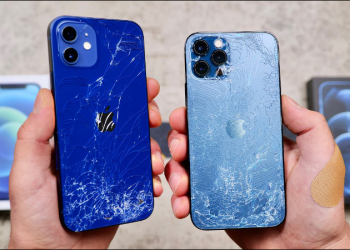 國外YouTuber 進行 iPhone 12 和 iPhone 12 Pro 跌落測試，正面的超瓷晶盾面板確實耐摔，但還是好好保護它吧！