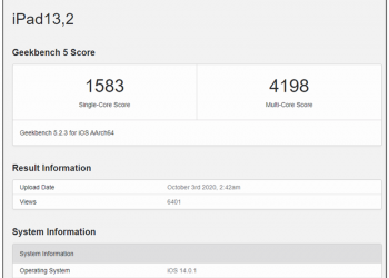 配備 A14 晶片的 iPad Air（第 4 代）跑分現身！跟 iPad Pro 2020 分數差不多 - 電腦王阿達