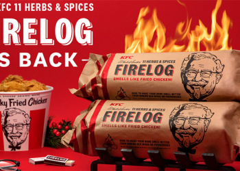 KFC 限量款炸雞味柴火回歸，讓疫情中的聖誕假期連空氣都美味