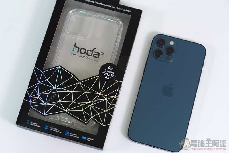 hoda iPhone 12 Pro 晶石防摔保護殼開箱體驗：晶透美型與柔嫩質感的極致之選 - 電腦王阿達