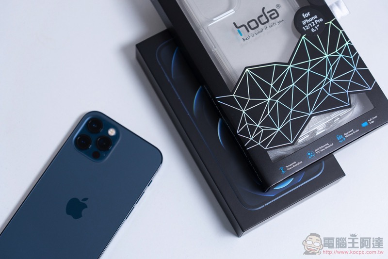 hoda iPhone 12 Pro 晶石防摔保護殼開箱體驗：晶透美型與柔嫩質感的極致之選 - 電腦王阿達