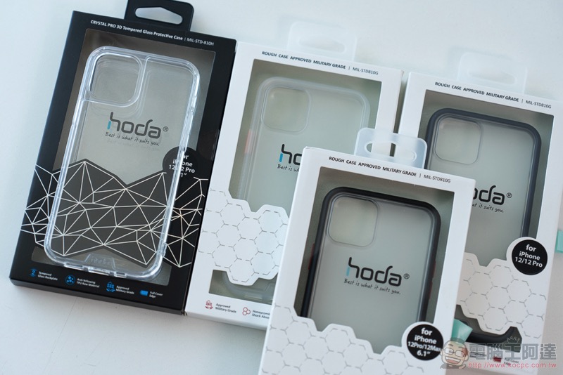 hoda iPhone 12 Pro 晶石防摔保護殼開箱體驗：晶透美型與柔嫩質感的極致之選 - 電腦王阿達