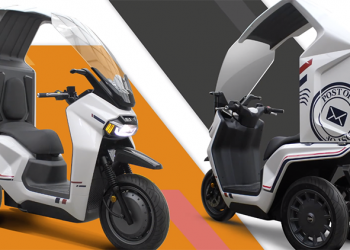 SYM「電動三輪」EF3 發表：搭載遮雨棚的換電三輪車要與宏佳騰對決商用市場