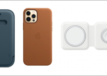 Apple MagSafe 雙充電器和 iPhone 12 系列 MagSafe 皮革保護殼、皮革護套上架官網（皮革保護殼已開賣）