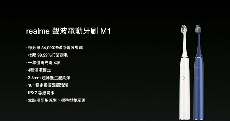 realme 進軍智慧家居，在台推出兩款小尺寸智慧連網顯示器與聲波電動牙刷 M1 - 電腦王阿達