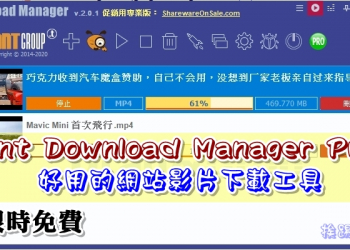 限時免費 Ant Download Manager Pro 螞蟻下載器，好用的網站影片下載工具