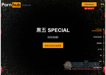 Pornhub 推出黑色星期五活動，為單身人士祭出比去年再便宜 99 美元的終身會員方案
